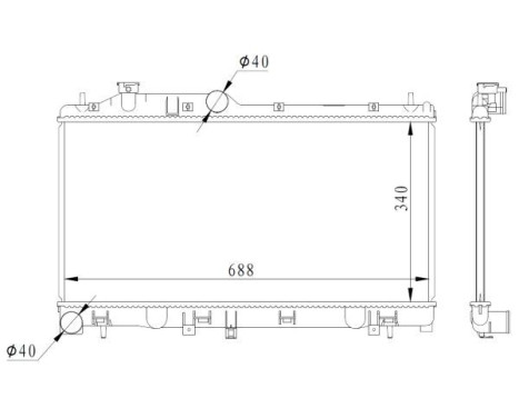 Radiator, engine cooling, Image 5