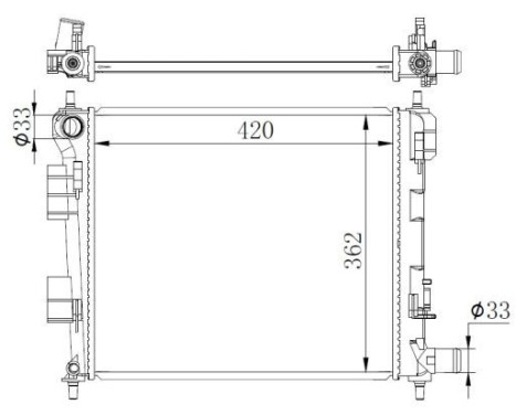 Radiator, engine cooling, Image 5
