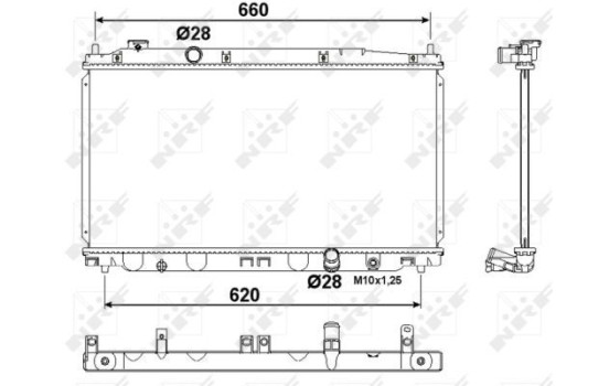 Radiator, engine cooling