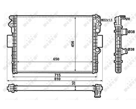 Radiator, engine cooling, Image 5