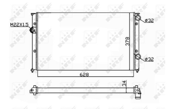 Radiator, engine cooling