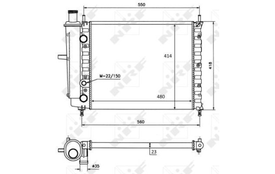 Radiator, engine cooling, Image 5