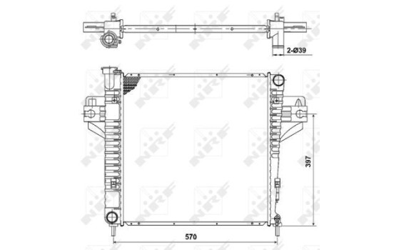 Radiator, engine cooling, Image 5