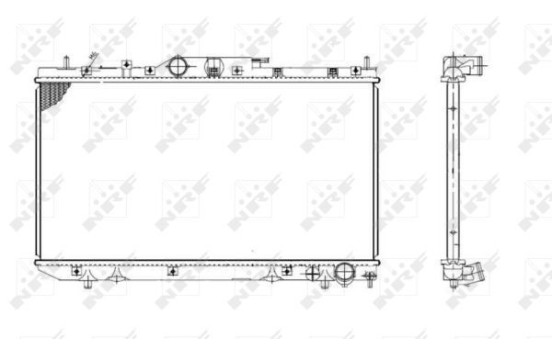 Radiator, engine cooling