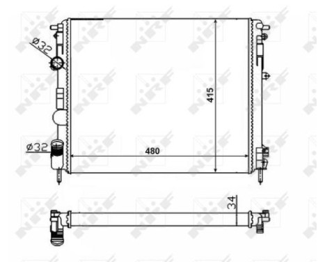 Radiator, engine cooling, Image 4