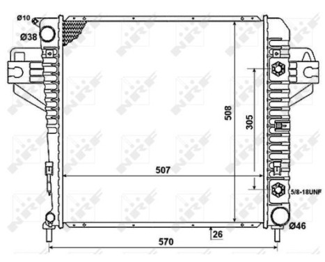 Radiator, engine cooling, Image 2