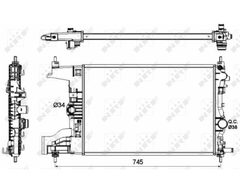 Radiator, engine cooling, Image 2