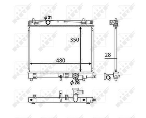Radiator, engine cooling, Image 4