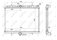 Radiator, engine cooling