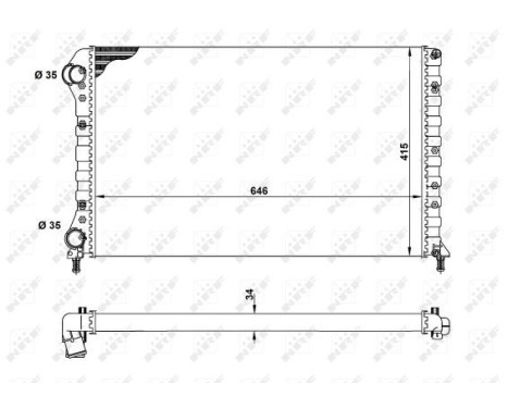Radiator, engine cooling, Image 4