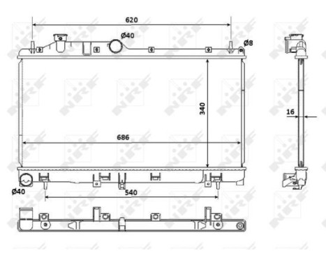 Radiator, engine cooling, Image 5