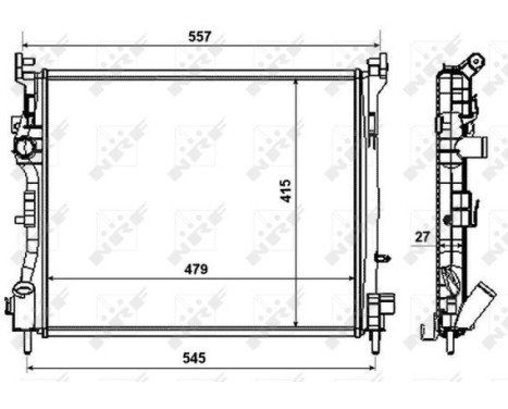 Radiator, engine cooling, Image 3