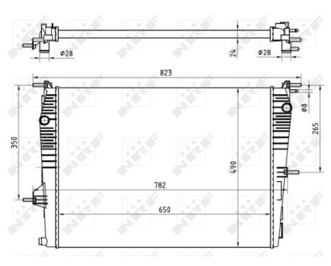 Radiator, engine cooling