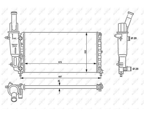 Radiator, engine cooling, Image 3