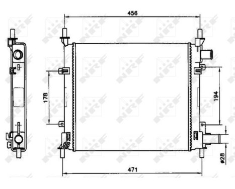 Radiator, engine cooling, Image 5