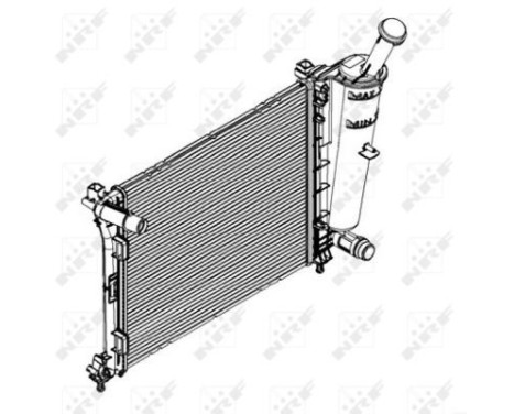 Radiator, engine cooling