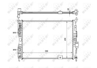 Radiator, engine cooling