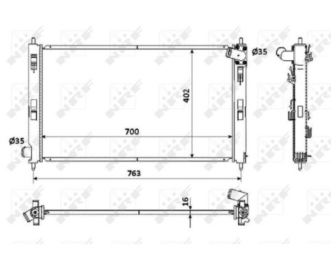 Radiator, engine cooling, Image 5