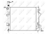 Radiator, engine cooling