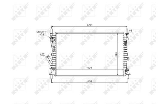 Radiator, engine cooling