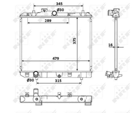 Radiator, engine cooling, Image 4