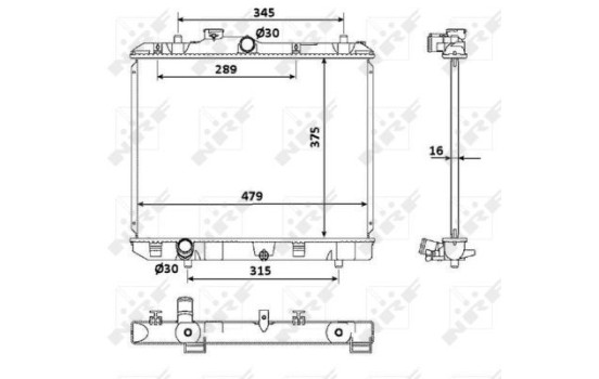 Radiator, engine cooling, Image 3