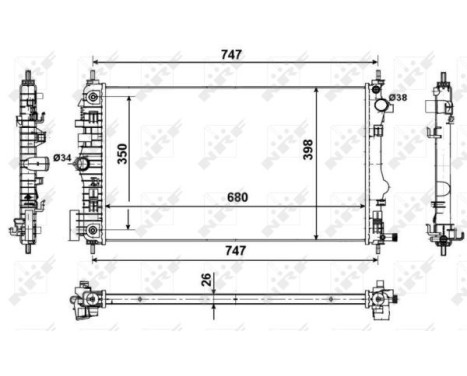 Radiator, engine cooling, Image 4