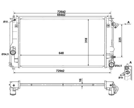 Radiator, engine cooling, Image 4