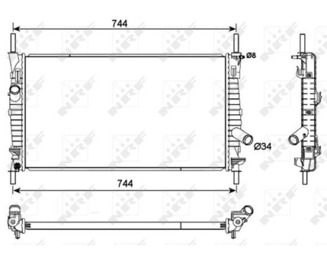 Radiator, engine cooling, Image 5