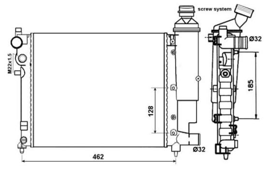 Radiator, engine cooling, Image 5