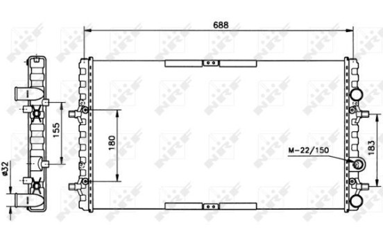 Radiator, engine cooling, Image 3