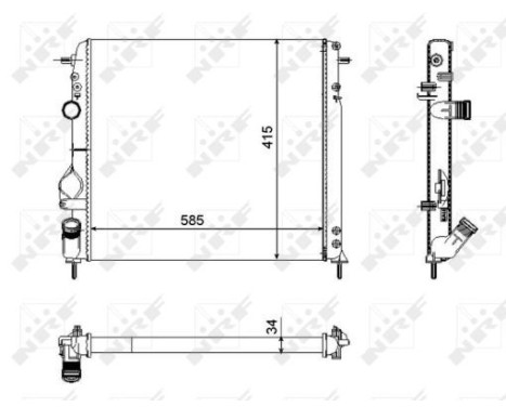 Radiator, engine cooling, Image 4