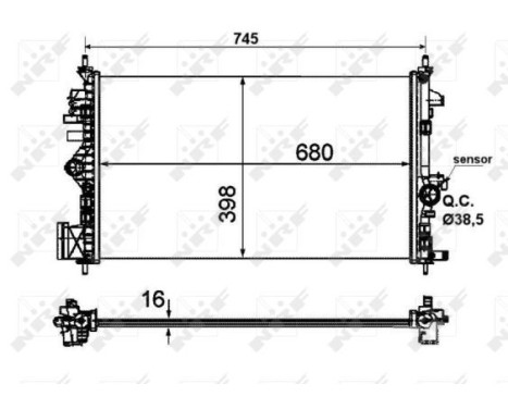 Radiator, engine cooling, Image 5