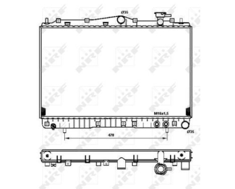 Radiator, engine cooling, Image 5