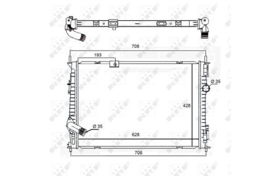 Radiator, engine cooling