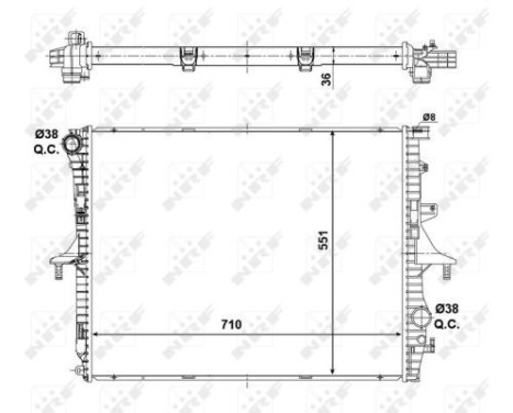 Radiator, engine cooling, Image 4