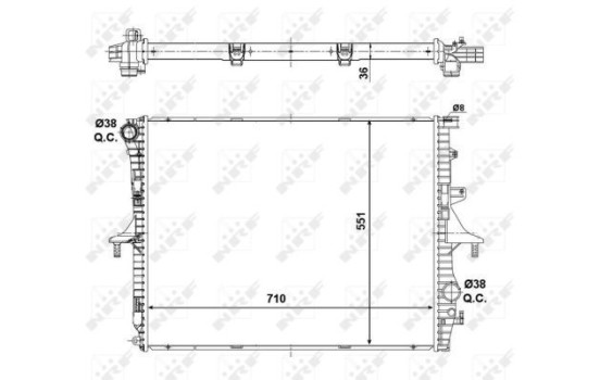 Radiator, engine cooling, Image 4