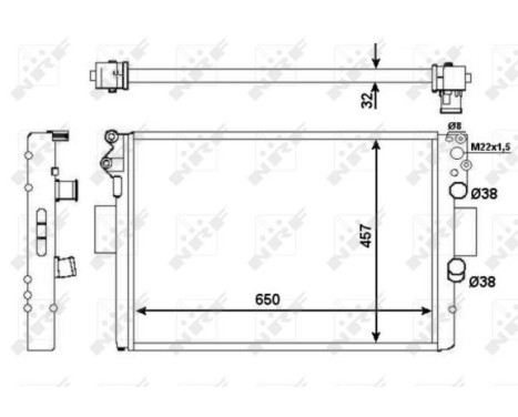 Radiator, engine cooling, Image 5