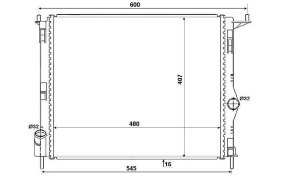 Radiator, engine cooling, Image 3