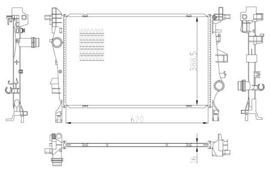 Radiator, engine cooling, Image 5