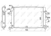 Radiator, engine cooling