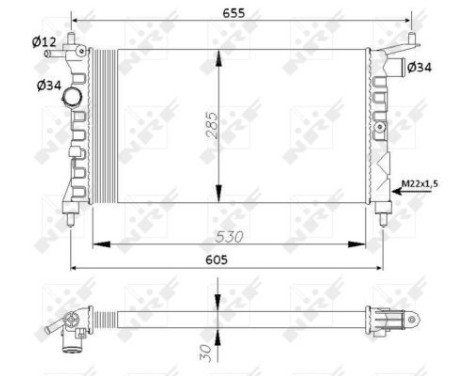 Radiator, engine cooling, Image 4
