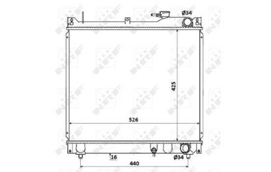 Radiator, engine cooling