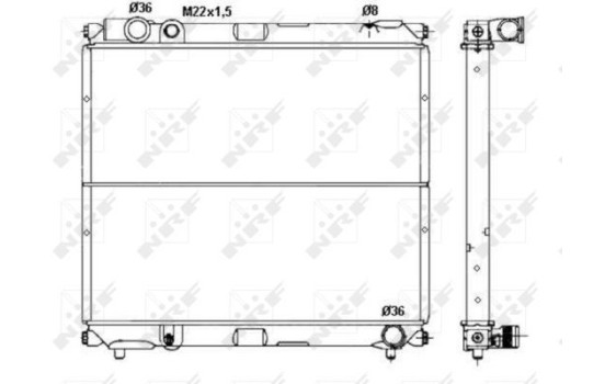 Radiator, engine cooling, Image 3