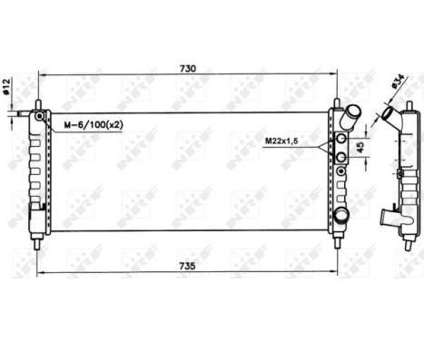 Radiator, engine cooling, Image 4