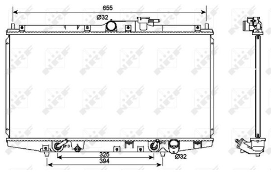 Radiator, engine cooling