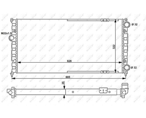 Radiator, engine cooling, Image 4