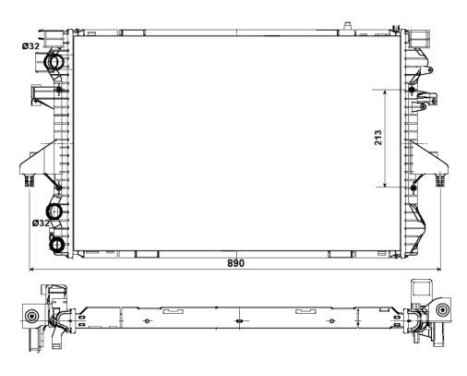 Radiator, engine cooling, Image 4