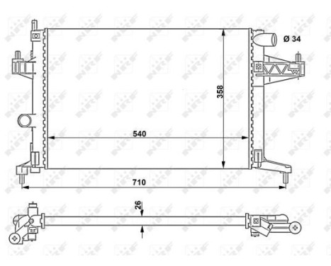 Radiator, engine cooling, Image 4