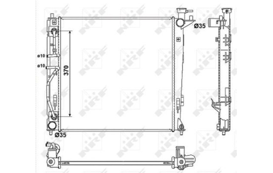 Radiator, engine cooling, Image 5